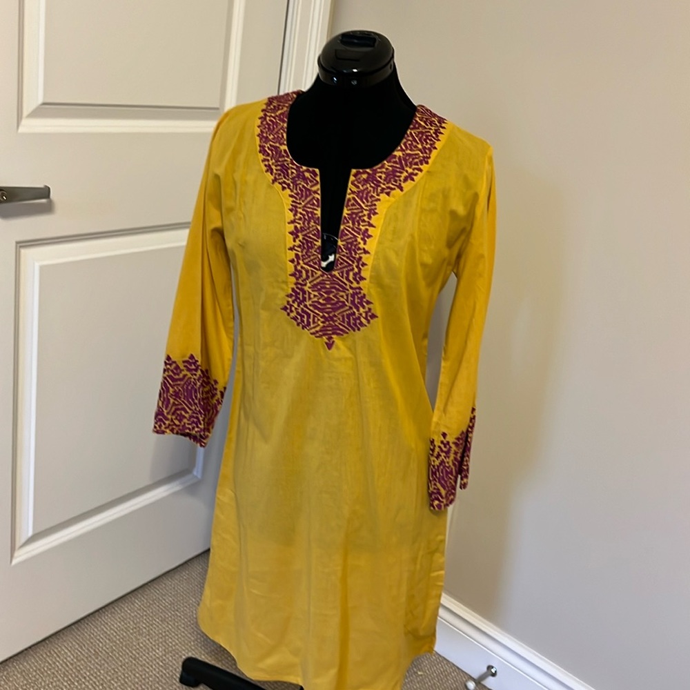 🆕 IRVING & FINE Tunic Top Blouse Or Coverup
